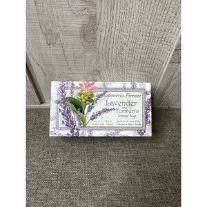 La Saponeria Firenze Lavender & Turmeric Scented Soap Made In Italy Gift Box